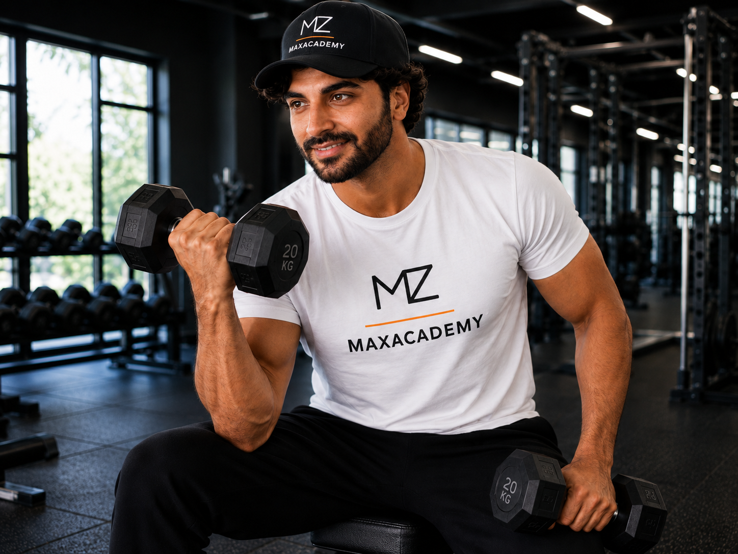 Dr Max training at the gym